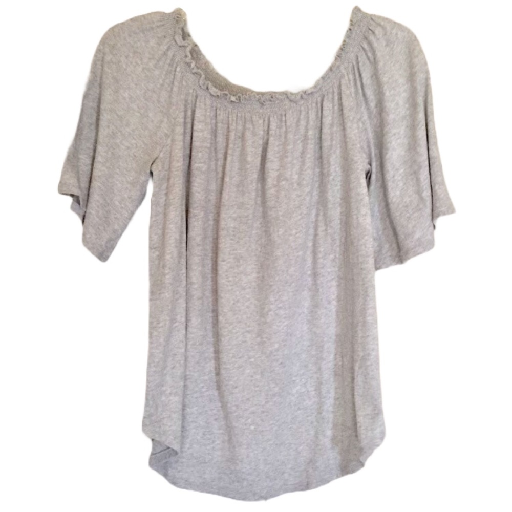 Philosophy flowy gray gypsy top 🌫 size small